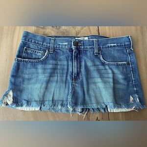 Abercrombie & Fitch mini jean skirt